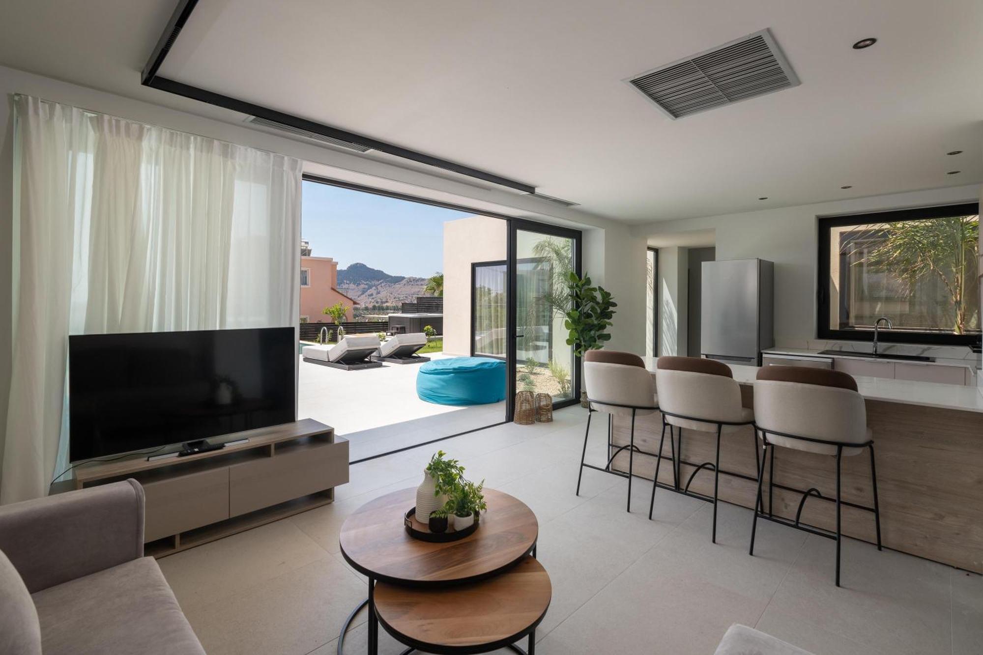 Trapezia Luxury Living Villa Kolymbia Ngoại thất bức ảnh