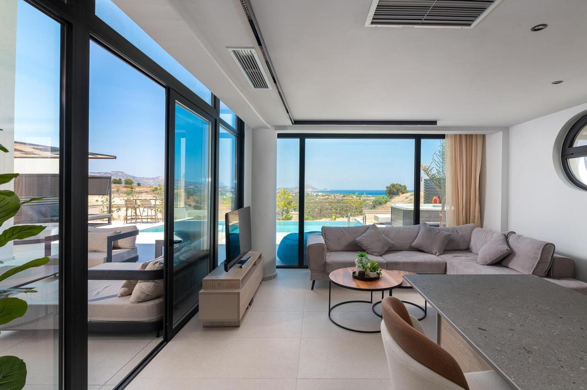 Trapezia Luxury Living Villa Kolymbia Ngoại thất bức ảnh